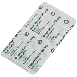 Thuốc DogmaKern 50mg capsules điều trị tâm thần phân liệt cấp và mạn tính (2 vỉ x 15 viên)