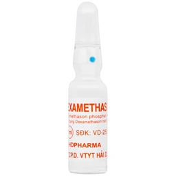 Dung dịch tiêm Dexamethasone 4mg/1ml điều trị trạng thái hen, bệnh dị ứng nặng, phản ứng sau truyền máu (50 ống)