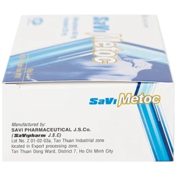 Thuốc SaViMetoc giảm đau do co thắt cơ (3 vỉ x 10 viên)