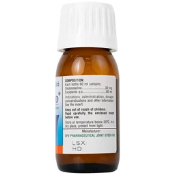 Siro Deslotid OPV trị viêm mũi dị ứng, phản ứng dị ứng da (60ml)