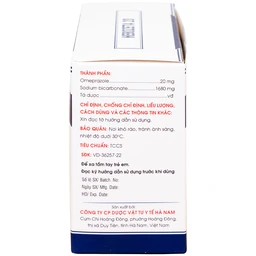 Thuốc Hebozeta 20 Hamedi điều trị ngắn hạn loét tá tràng tiến triển (30 gói)