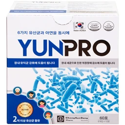 Thực phẩm bảo vệ sức khỏe men vi sinh YunPro Chong Kun Dang bổ sung lợi khuẩn (60 gói x 2 g)