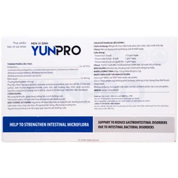 Thực phẩm bảo vệ sức khỏe men vi sinh YunPro Chong Kun Dang bổ sung lợi khuẩn (60 gói x 2 g)