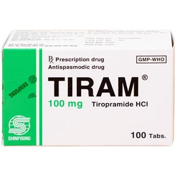 Thuốc Tiram 100mg Shinpoong Deawoo điều trị co thắt dạ dày ruột (10 vỉ x 10 viên)