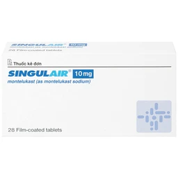 Thuốc Singulair 10mg Organon Pharma điều trị hen dai dẳng từ nhẹ đến trung bình (2 vỉ x 14 viên)