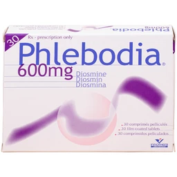 Thuốc Phlebodia 600mg Innothera điều trị trĩ cấp tính, suy tuần hoàn (2 vỉ x 15 viên)