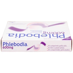 Thuốc Phlebodia 600mg Innothera điều trị trĩ cấp tính, suy tuần hoàn (2 vỉ x 15 viên)