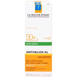Kem chống nắng giảm bóng nhờn La Roche-posay Laboratoire Dermatologique Anthelios Xl Anti-shine Non-perfumed Dry Touch Gel-cream SPF 50+ PA++++ 50ml