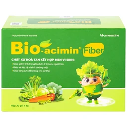Cốm giúp làm giảm táo bón Bio-acimin Fiber Meracine (30 gói)