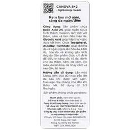 Kem mờ nám Canova 8+2 Sifarma hỗ trợ cải thiện tăng sắc tố da (50ml)
