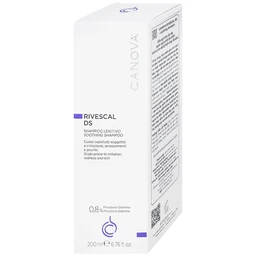Dầu gội dịu da Canova Rivescal DS Soothing Shampoo ngừa tiết bã nhờn, giảm kích ứng cho da đầu nhạy cảm, gàu (200ml)