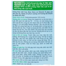 Xịt chống muỗi Remos hương sả chanh xua muỗi suốt 10 giờ (150ml)