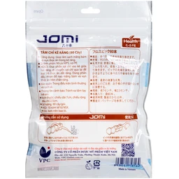 Tăm chỉ kẽ răng Jomi Disposable Flosser làm sạch mảng bám, vụn thức ăn trong kẽ răng (80 cây) 4