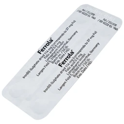 Thuốc Ferrola Worwag điều trị thiếu máu do thiếu sắt (5 vỉ x 10 viên)