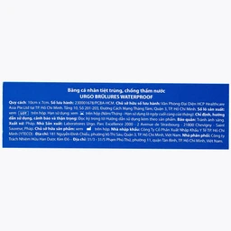 Băng cá nhân Urgo Brulures Waterproof 10x7cm (4 miếng) tiệt trùng, chống thấm nước