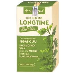 Bột khử mùi Longtime Sao Thái Dương giúp khử và hạn chế mồ hôi, hết ngứa (18g)