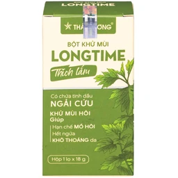Bột khử mùi Longtime Sao Thái Dương giúp khử và hạn chế mồ hôi, hết ngứa (18g)