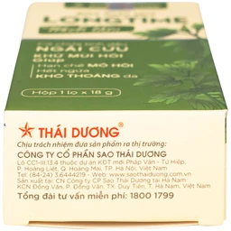 Bột khử mùi Longtime Sao Thái Dương giúp khử và hạn chế mồ hôi, hết ngứa (18g)