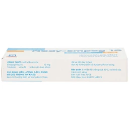Thuốc Nady-Empag 10 Nadyphar điều trị đái tháo đường típ 2 (3 vỉ x 10 viên)
