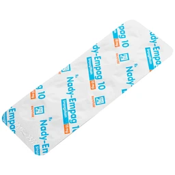 Thuốc Nady-Empag 10 Nadyphar điều trị đái tháo đường típ 2 (3 vỉ x 10 viên)