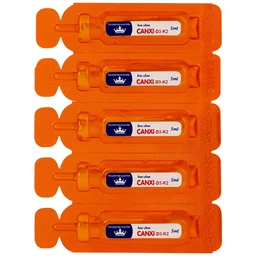 Siro bổ sung canxi & vitamin D3, K2 cho cơ thể Canxi-D3-K2 Kingphar (6 vỉ x 5 ống x 5ml)