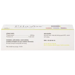 Thuốc Pilavos 500mg Usarichpharm điều trị bệnh giun lươn, ấu trùng giun di chuyển dưới da (7 vỉ x 4 viên)