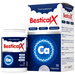 Viên uống BesticalX Ergopharm bổ sung canxi, vitamin D3 và vitamin K2, hỗ trợ xương, răng (30 viên) 1