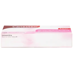 Viên đặt âm đạo Canesten 1 Day 500mg Bayer điều trị viêm âm đạo và cơ quan sinh dục ngoài (1 vỉ x 1 viên)