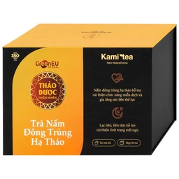 Trà Thảo Dược Nấm Đông Trùng Hạ Thảo Kami Tea (20 túi x 2g)