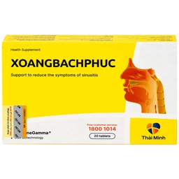 Viên uống hỗ trợ triệu chứng viêm Xoang Bách Phuc (2 vỉ x 10 viên)