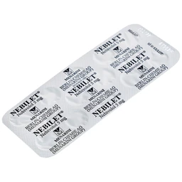 Thuốc Nebilet Nebivolol 5mg Menarini điều trị tăng huyết áp và suy tim mạn tính (2 vỉ x 14 viên)