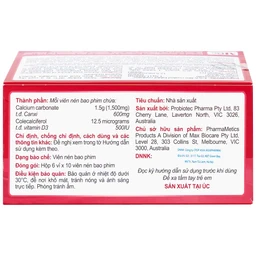 Thuốc Abricotis Probiotec hỗ trợ sức khỏe xương, cơ bắp, bổ sung canxi (6 vỉ x 10 viên)