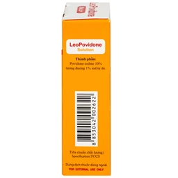 Dung dịch LeoPovidone 10% điều trị các vết thương và ngăn ngừa nhiễm khuẩn (15ml) 