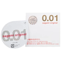 Bao cao su Sagami siêu mỏng, không gây dị ứng, phòng tránh thai và bệnh lây qua đường tình dục (0,01mm - 1 cái)