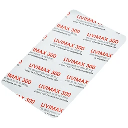 Thuốc Livimax 300 US Pharma điều trị xơ gan ứ mật nguyên phát (3 vỉ x 10 viên)