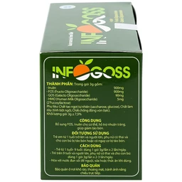 Bột hòa tan giúp giảm táo bón Infogoss IAP (30 gói)