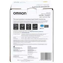 Máy đo huyết áp bắp tay không dây Omron HEM 7600T hỗ trợ đo huyết áp, nhịp tim