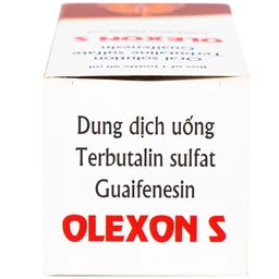 Dung dịch uống Terbutalin sulfat Guaifenesin OLEXON S Hà Nam điều trị ho có đờm, ho do hen phế quản (90ml)