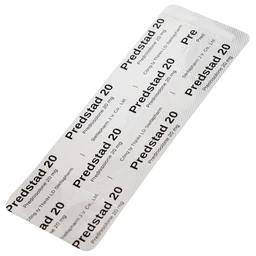 Thuốc Predstad 20mg Stella điều trị hoặc ức chế các rối loạn do viêm và dị ứng (2 vỉ x 10 viên) 