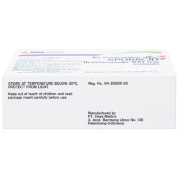 Thuốc Sporacid Itraconazole 100mg Dexa điều trị nấm candida âm hộ, âm đạo (3 vỉ x 4 viên)