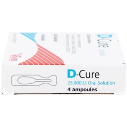 Dung dịch D-Cure 25000IU SMB phòng và điều trị thiếu vitamin D (1 vỉ x 4 ống) 7