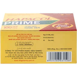Hapacol Prime Đau Nhức Kháng Viêm Dhg Pharma 10X10