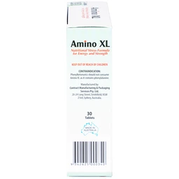 Thuốc Amino XL CMPS hỗ trợ ngăn ngừa thiếu hụt protein, duy trì và cải thiện sức khỏe (3 vỉ x 10 viên)
