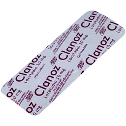 Thuốc Clanoz 10MG Dhg Pharma điều trị viêm mũi dị ứng, mè đay (10 vỉ x 10 viên)