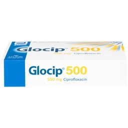 Thuốc Glocip 500 Glomed điều trị nhiễm khuẩn (3 vỉ x 10 viên)