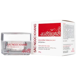 Kem dưỡng trắng da 5 in 1 SPF25/PA++ Sắc Ngọc Khang HTP 30g giúp nâng tông, hiệu chỉnh màu da