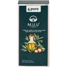 Dầu Mù U M.U.U làm mềm mượt và giảm khô da, cải thiện độ đàn hồi da (10ml)