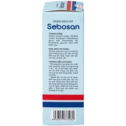 Xịt ngoài da làm sạch ký sinh trùng 100ml Sebosan Đức Phúc 