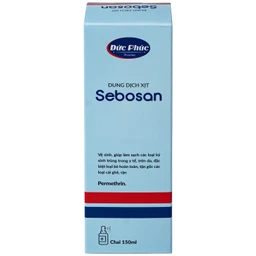Xịt ngoài da làm sạch ký sinh trùng 150ml Sebosan Đức Phúc