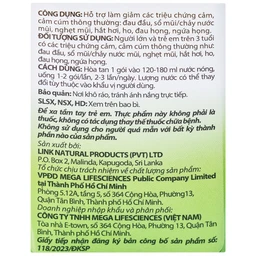 Cốm hỗ trợ làm giảm các triệu chứng cảm Eugica Cold & Flu Mega (10 gói)